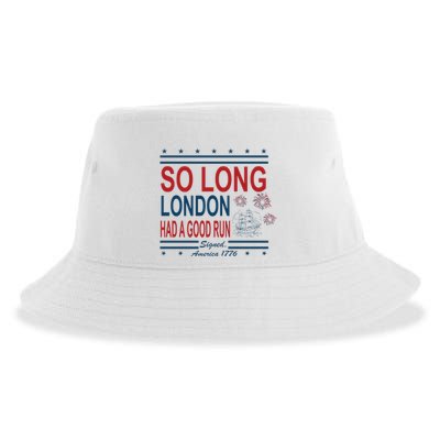 So Long London Had A Good Run Taylor Lover Sustainable Bucket Hat