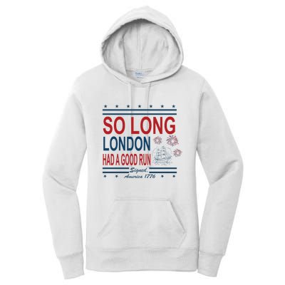 So Long London Had A Good Run Taylor Lover Women's Pullover Hoodie