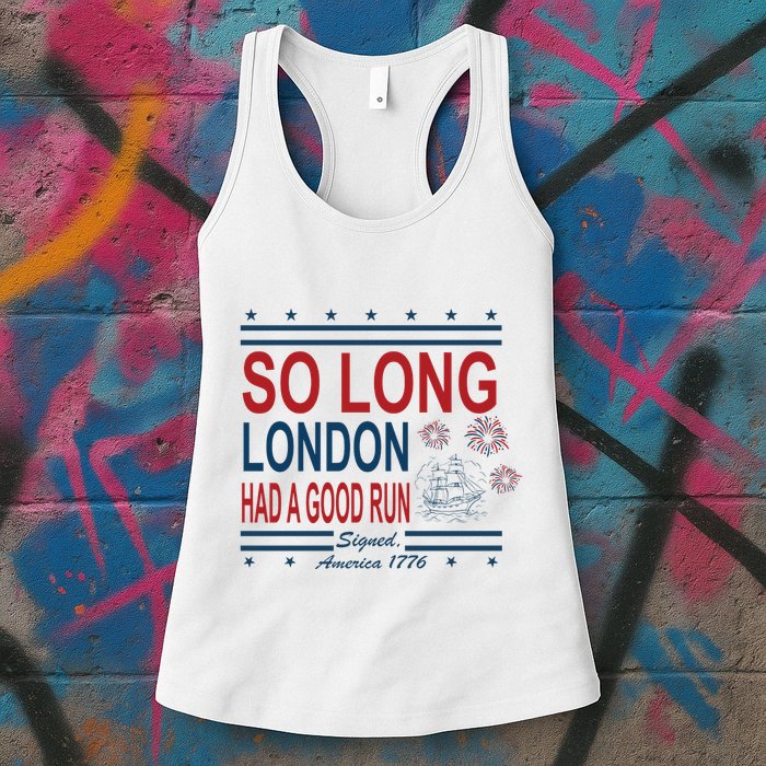 So Long London Had A Good Run Taylor Lover Womens Tank Top