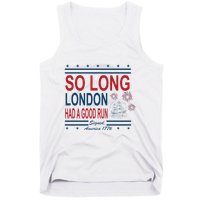So Long London Had A Good Run Taylor Lover Tank Top