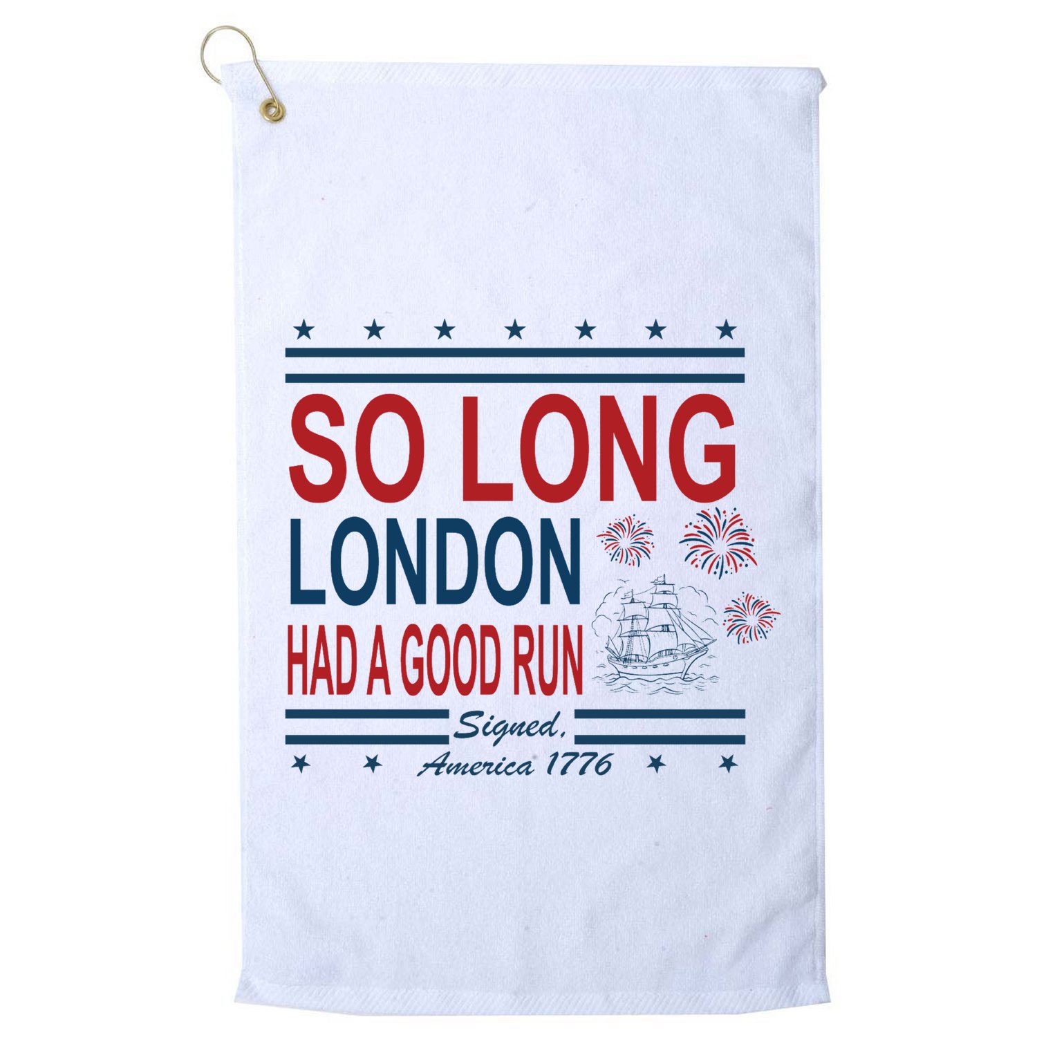 So Long London Had A Good Run Taylor Lover Golf Towel