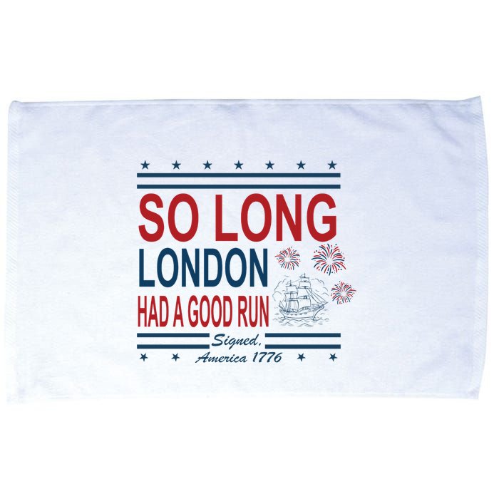 So Long London Had A Good Run Taylor Lover Microfiber Hand Towel