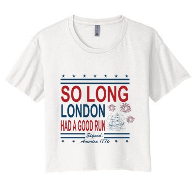 So Long London Had A Good Run Taylor Lover Crop Top