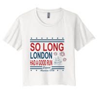 So Long London Had A Good Run Taylor Lover Crop Top