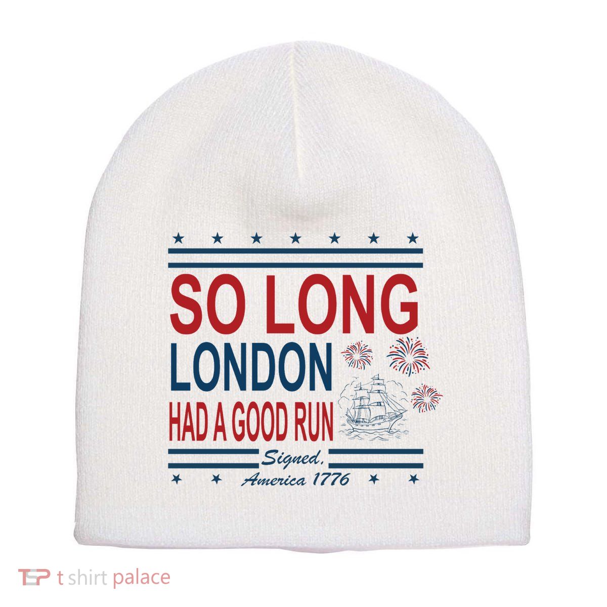 So Long London Had A Good Run Taylor Lover Short Acrylic Beanie
