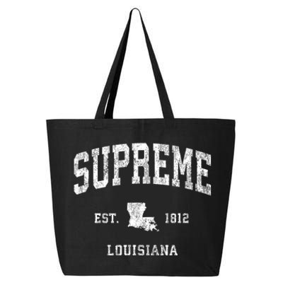 Supreme Louisiana La Vintage Athletic Sports Design 25L Jumbo Tote