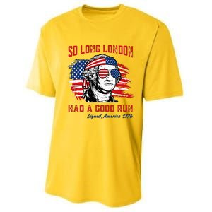 So Long London George Washington Patriotic Performance Sprint T-Shirt