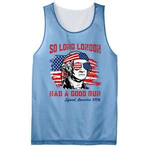 So Long London George Washington Patriotic Mesh Reversible Basketball Jersey Tank