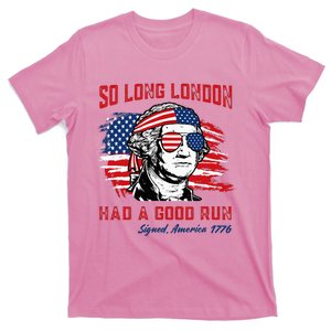 So Long London George Washington Patriotic T-Shirt