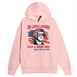 So Long London George Washington Patriotic Urban Pullover Hoodie