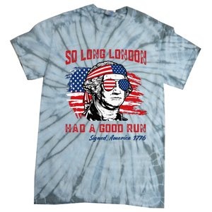 So Long London George Washington Patriotic Tie-Dye T-Shirt