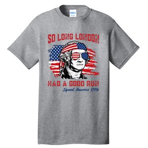 So Long London George Washington Patriotic Tall T-Shirt