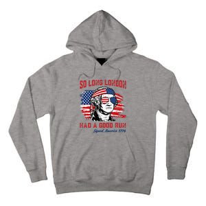 So Long London George Washington Patriotic Tall Hoodie