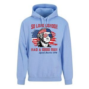 So Long London George Washington Patriotic Unisex Surf Hoodie