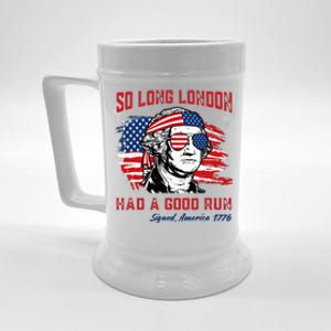 So Long London George Washington Patriotic Beer Stein