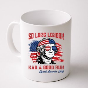 So Long London George Washington Patriotic Coffee Mug