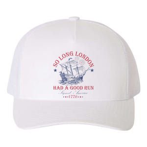 So Long London Had A Good Run Funny Yupoong Adult 5-Panel Trucker Hat