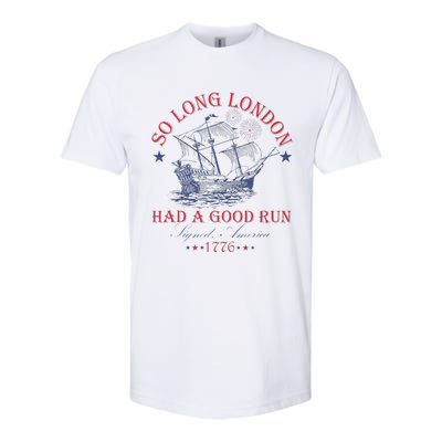 So Long London Had A Good Run Funny Softstyle® CVC T-Shirt