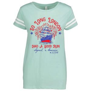 So Long London Had A Good Run Enza Ladies Jersey Football T-Shirt