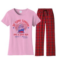 So Long London Had A Good Run Women's Flannel Pajama Set