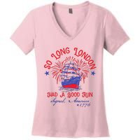 So Long London Had A Good Run Women's V-Neck T-Shirt