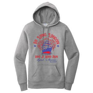 So Long London Had A Good Run Women's Pullover Hoodie