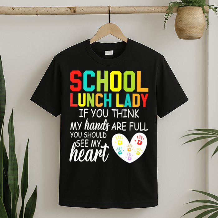 School Lunch Lady Squad Funny School T-Shirt