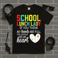 School Lunch Lady Squad Funny School T-Shirt