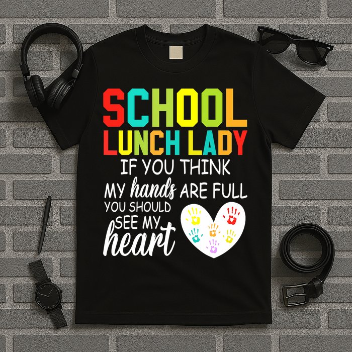 School Lunch Lady Squad Funny School T-Shirt