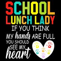 School Lunch Lady Squad Funny School T-Shirt