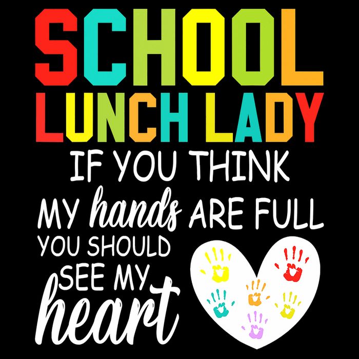 School Lunch Lady Squad Funny School T-Shirt