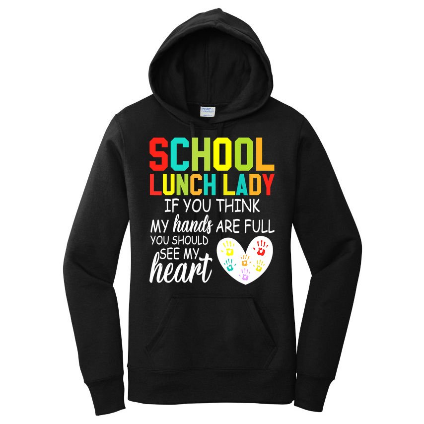 School Lunch Lady Squad Funny School Women's Pullover Hoodie