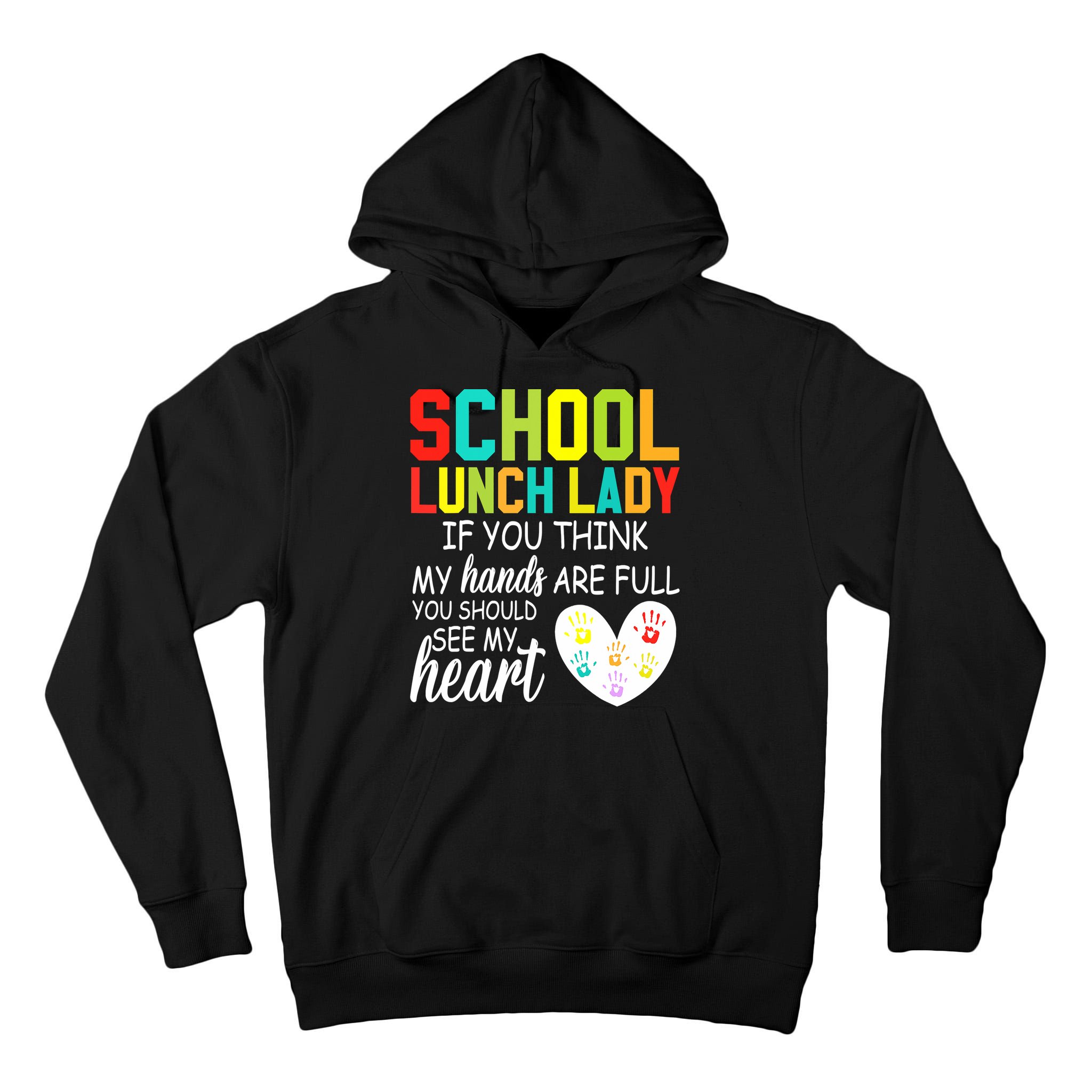 School Lunch Lady Squad Funny School Tall Hoodie