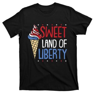 Sweet Land Liberty 4th Of July Cool Patriotic American T-Shirt