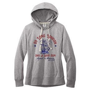 So Long London 4th Of July Women's Fleece Hoodie