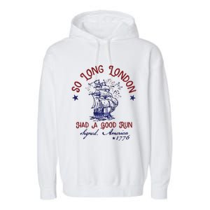 So Long London 4th Of July Garment-Dyed Fleece Hoodie