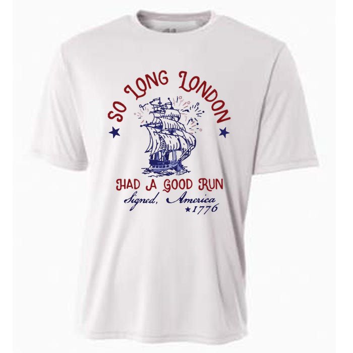 So Long London 4th Of July Cooling Performance Crew T-Shirt