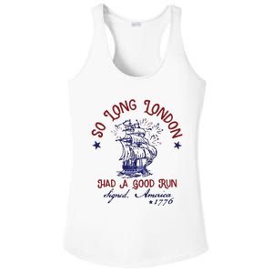 So Long London 4th Of July Ladies PosiCharge Competitor Racerback Tank