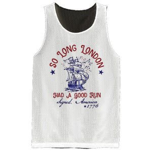 So Long London 4th Of July Mesh Reversible Basketball Jersey Tank