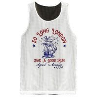 So Long London 4th Of July Mesh Reversible Basketball Jersey Tank