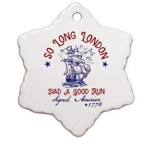 So Long London 4th Of July Ceramic Star Ornament