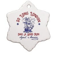 So Long London 4th Of July Ceramic Star Ornament