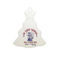 So Long London 4th Of July Ceramic Tree Ornament