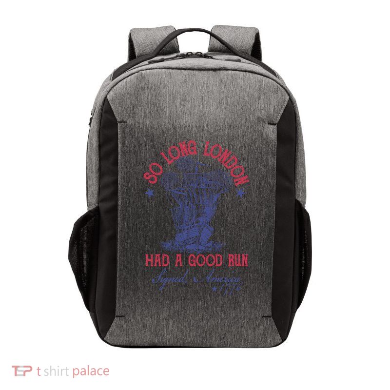 So Long London 4th Of July Had A Good Run Vector Backpack
