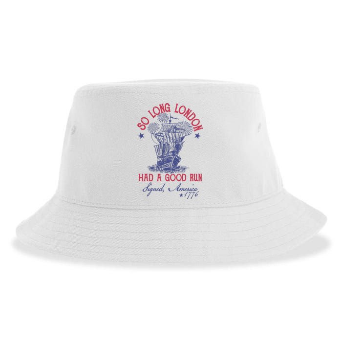 So Long London 4th Of July Had A Good Run Sustainable Bucket Hat