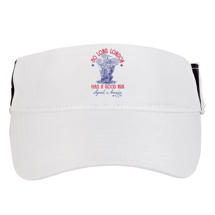 So Long London 4th Of July Had A Good Run Adult Drive Performance Visor