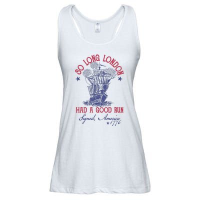 So Long London 4th Of July Had A Good Run Ladies Essential Flowy Tank