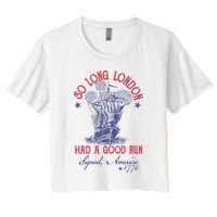 So Long London 4th Of July Had A Good Run Crop Top