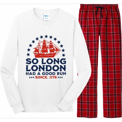 So Long London 4th Of July Had A Good Run Long Sleeve Pajama Set