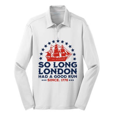 So Long London 4th Of July Had A Good Run Silk Touch Performance Long Sleeve Polo